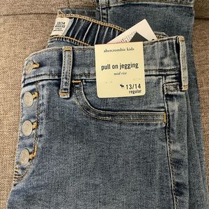 abercrombie kids pull on jegging mid rise size 13/14
